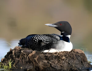 Great northern loon dangerous birds